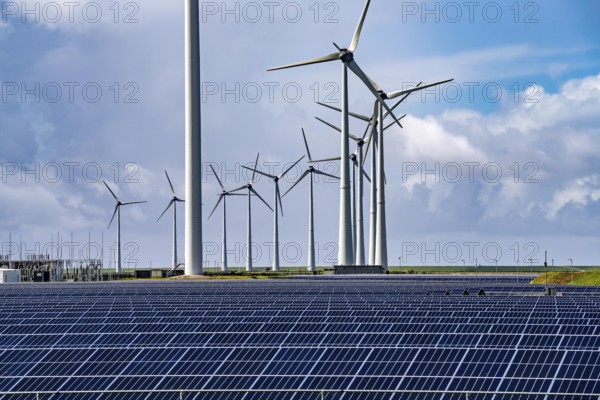Vopak Solarpark Eemshaven, 19 hectares of solar modules with a capacity of 25 megawatts, around the