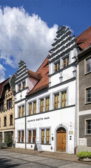 The composer Heinrich Schütz lived in the Heinrich Schütz House in Weißenfels from 1651 until
