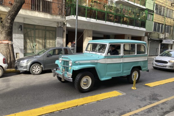 Very well maintained vintage Willys Jeep Station Wagon from IKA (Industrias Kaiser Argentina), seen