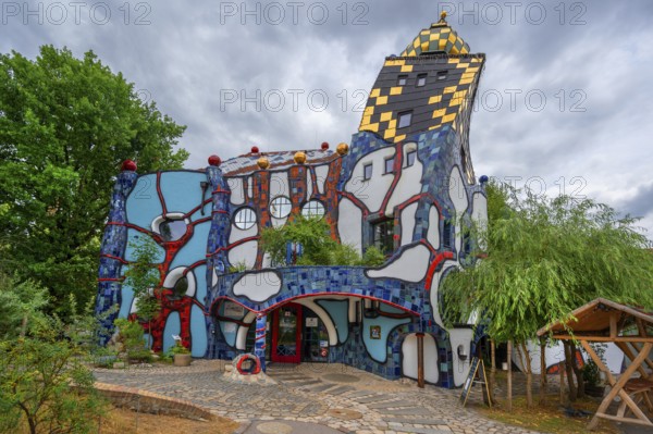 The Art House of the Kuchlbauer Brewery, designed by Friedensreich Hunderwasser, Römerstr, 5-9,