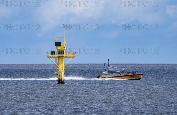 Pilot boat, Milo, pilot boat, brings sea pilots, ship pilots, to the ships to ensure safe entry and