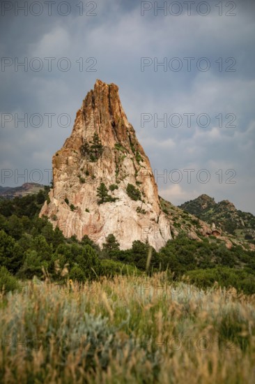 Colorado Springs, Colorado - The Garden of the Gods, a city park with spectacular rock formations