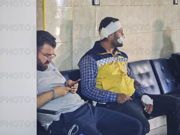 A massive explosion occurred in the town of Maarrat Misrin in the countryside of Idlib in Syria,