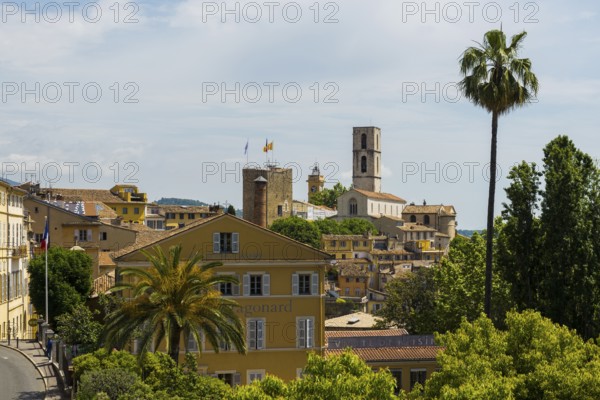Panorama Old Town, Grasse, Alpes Maritimes, Provence Alpes Cote d'Azur, French Riviera, South of