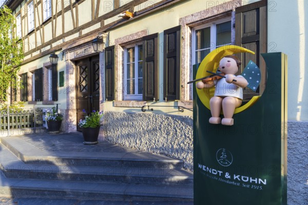 Head office of the Wendt & Kühn company, which produces painted wooden figures, Erzgebirgisches