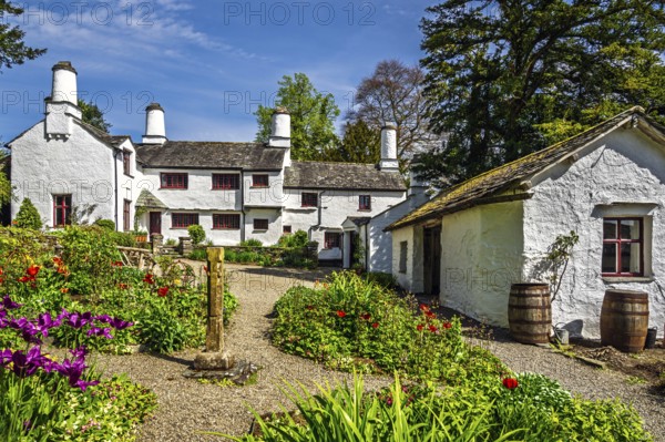 Townend house, National Trust, Troutbeck, Windermere, Lake District, Cumbria, England, United