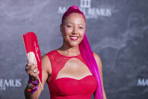 Djamila Celina (DJane) at the Remus Lifestyle Night on the roof terrace of the Pure Salt Hotel in