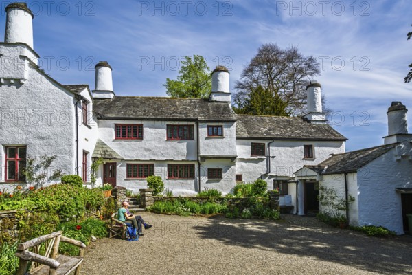 Townend house, National Trust, Troutbeck, Windermere, Lake District, Cumbria, England, United