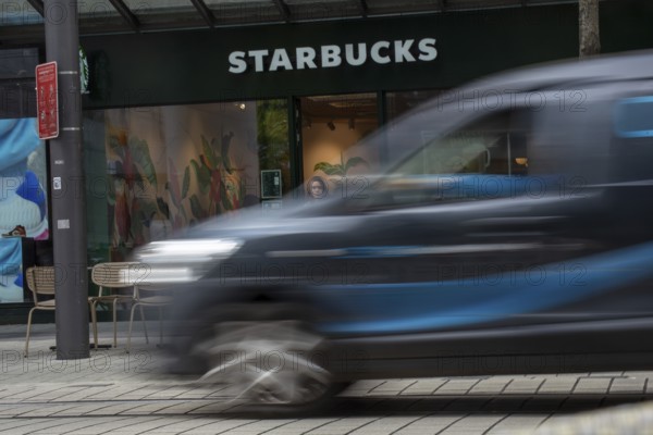 Starbucks shop in the city centre of Mannheim