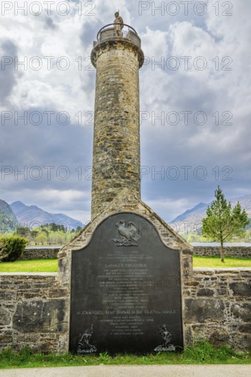Glenfinnan Monument, Loch Shiel, Glenfinnan Viaduct, River Finnan, West Highland, Scotland, United