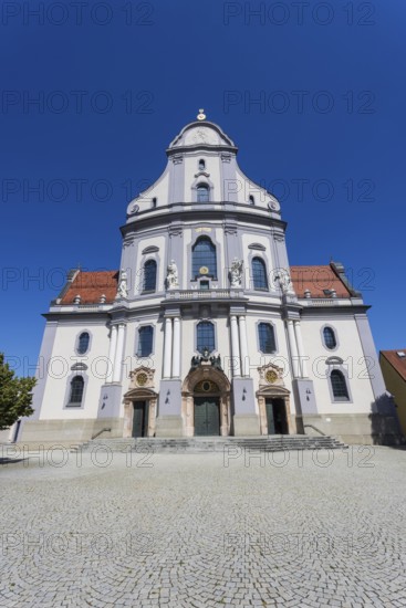 Basilica of St Anne at Bruder Konrad Platz, place of pilgrimage, Altötting, Upper Bavaria, Bavaria,
