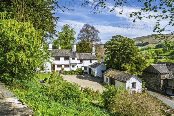 Townend house, National Trust, Troutbeck, Windermere, Lake District, Cumbria, England, United