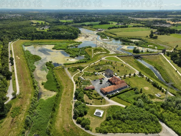 Dortmund, Castrop-Rauxel, North Rhine-Westphalia, Germany - River renaturalisation, renaturation of