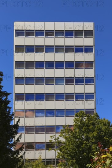 Naturana Miederfabriken, high-rise building, company building of Naturana Dölker Textilbekleidung,