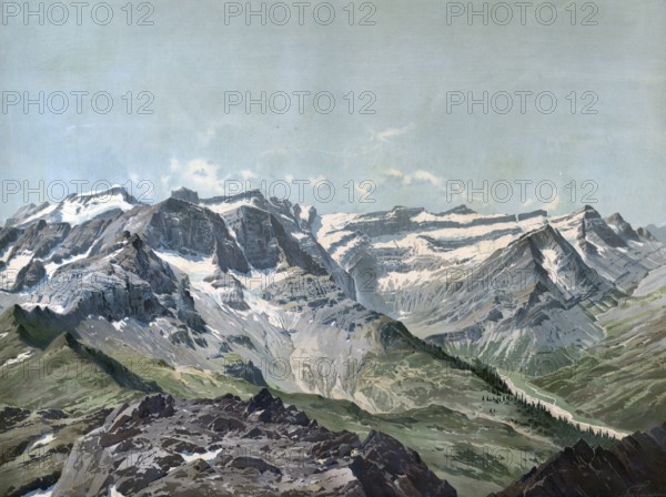 Monte Perdido, the Lost Mountain is the third highest mountain in the Pyrenees with a height of