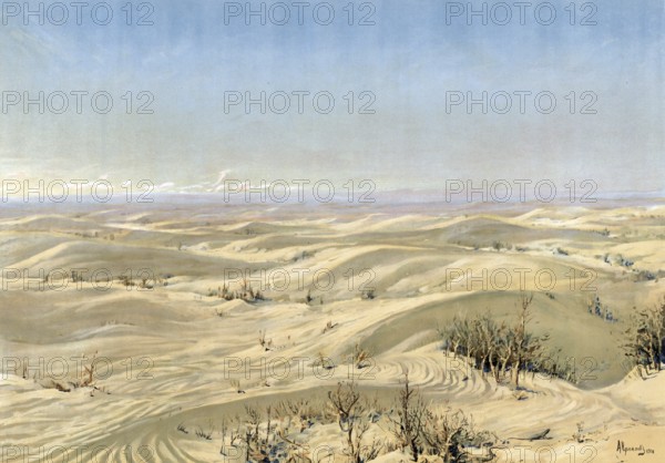 Cyzyl or Kizilcum is a pebble and sandy desert, which lies for the most part in the interior of the