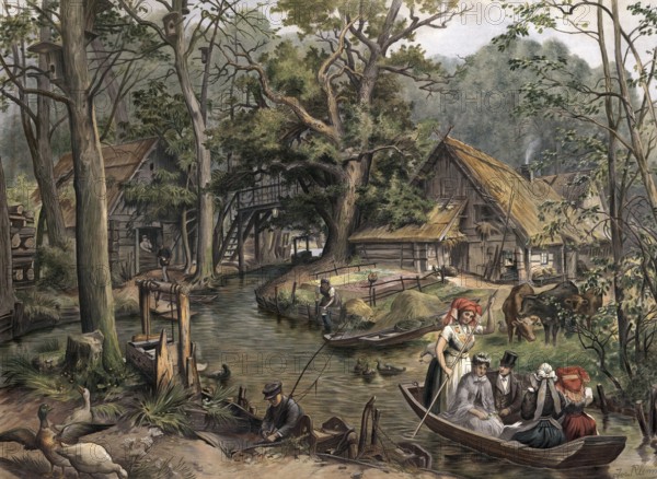 Boarding in the Spreewald, an extensive lowlands and a historic cultural landscape in the southeast