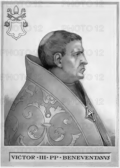 Victor III (born around 1027 in Benevento, died 16 September 1087 in Montecassino) held office as