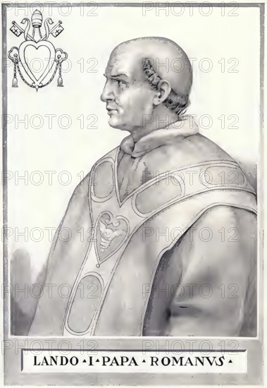 Lando (lat. Landus, born in the 9th century east of Rome, died 914) was pope from 913 to 914,