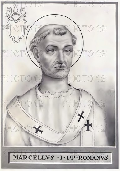 Marcellus I (b. 255, d. 16 January 309) (1) was probably for six months, from 308 to 309, the 30th