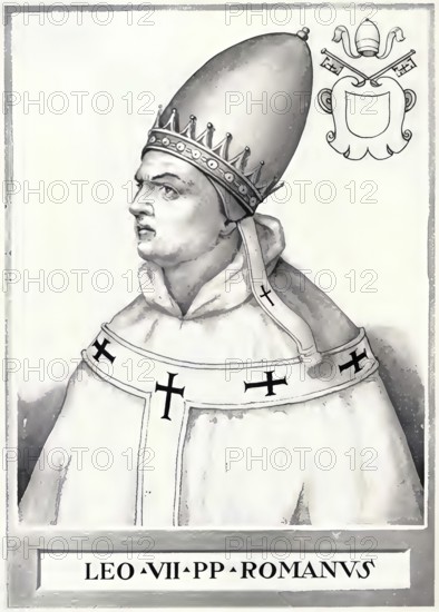 Leo VII (born in Rome, died there on 13 July 939) was Pope from 3 January 936 until his death,