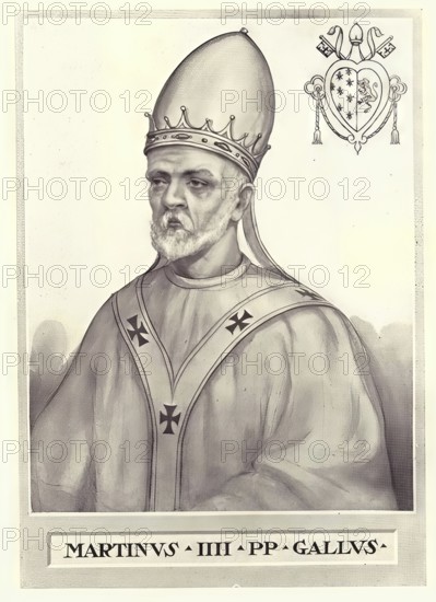 Martin IV (born around 1210 in Mainpincien France, died 28 March 1285 in Perugia) was pope from