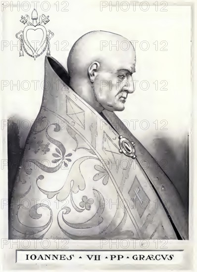John VII (born in the 7th century in Rossano, Calabria, died 18 October 707 in Rome) was pope from