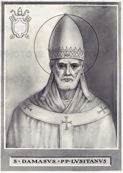 Damasus I (also Damasius I, the Diamond, born around 305 probably in Lusitania, died 11 December