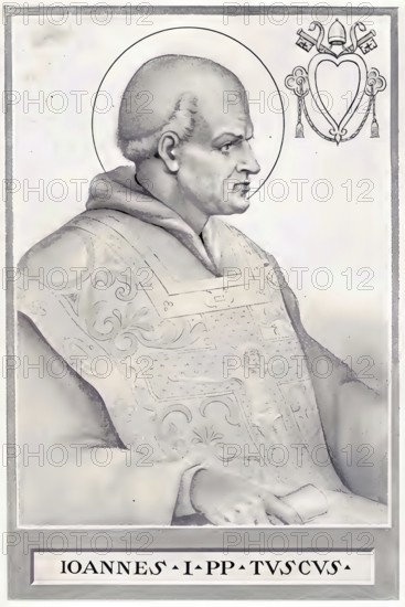 John I (died 18 May 526 in Ravenna) was Pope from 13 August 523 until his death as Bishop of Rome,