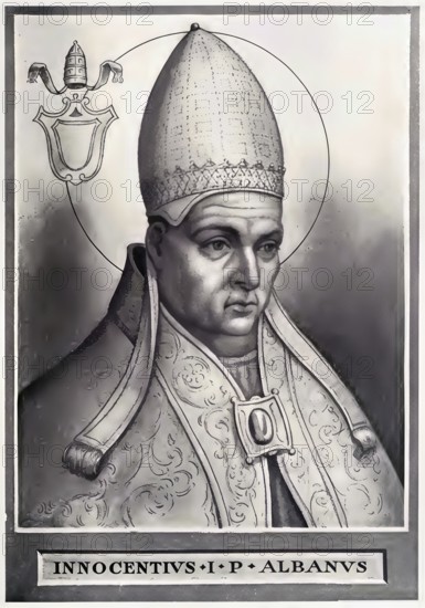 Innocent I (born in front of 401, died 12 March 417) was pope from 21 December 401 to 12 March 417,