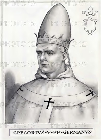 Gregory V, previously Brun (o) of Carinthia (born 972 presumably in Stainach in the Enns Valley,