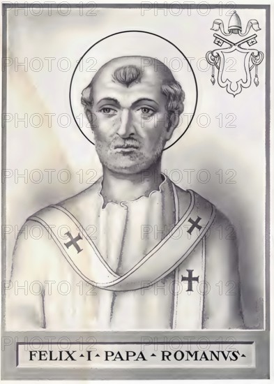 Felix I (lat. the Fortunate, born in Rome, died there on 30 December 274) was elected Bishop of