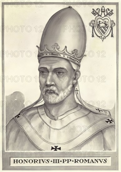 Honorius III, originally Cencio Savelli (born around 1148 in Rome, died 18 March 1227 in Rome), was