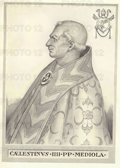 Coelestine IV, actually Goffredo di Castiglione, (born in the 12th century in Milan, died 10