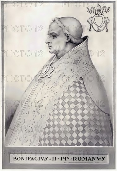 Boniface II (born in Rome, died 17 October 532) was pope from 22 September 530 until his death,