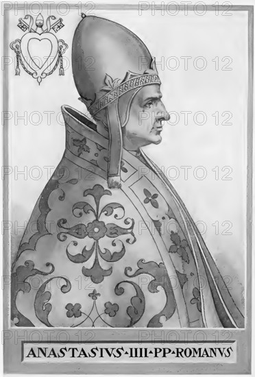 Anastasius IV (born around 1073 in Rome, died 3 December 1154 in Rome), originally Conrad of