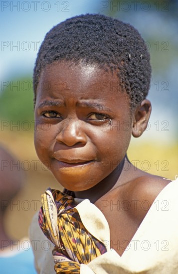 Portrait of a girl, Bwangu Mzimba, Malawi, Africa, June 2000, vintage, retro, old, historical