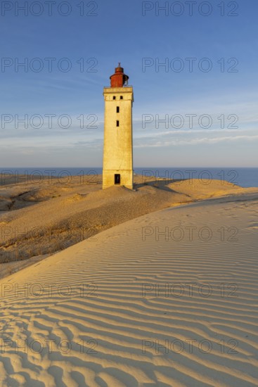 Rubjerg Knude Fyr / Rubjerg Knude lighthouse in the sand dunes on the top of LÃ¸nstrup Klint,