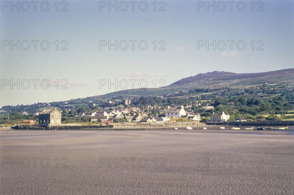 Parrog across River Nevern, Newport, Pembrokeshire Coast national park, Wales, UK 16 July 1971