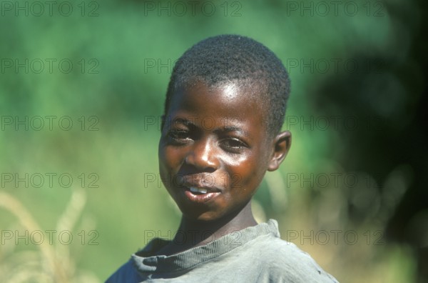 Portrait of a local boy Kande, Malawi, Africa, July 2000, vintage, retro, old, historical