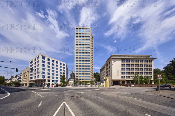 Commercial building, building, high-rise building, general architecture, residential tower, Hessian