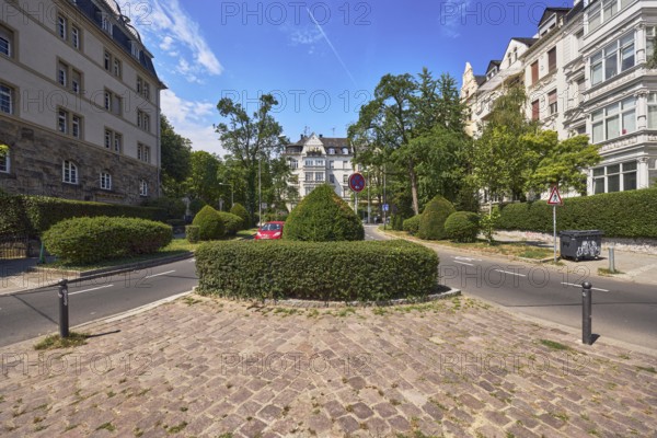 Rheingauviertel, historic residential buildings, historicism architectural style, residential area,
