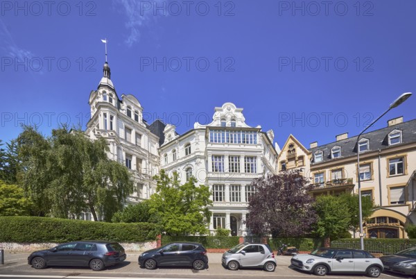 Wilhelminian district Rheingauviertel, residential area, historic residential buildings,