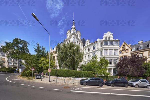 Wilhelminian district Rheingauviertel, historic residential buildings, architectural style