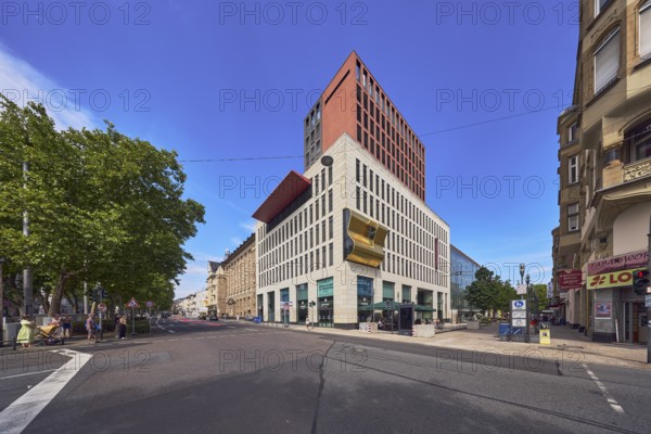 LuisenForum, shopping center, modern architecture, residential and commercial buildings, pedestrian