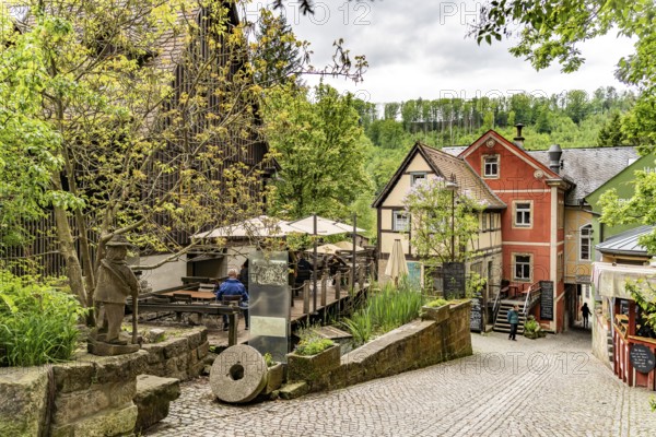The village of Schmilka, Bad Schandau, Saxony, Germany