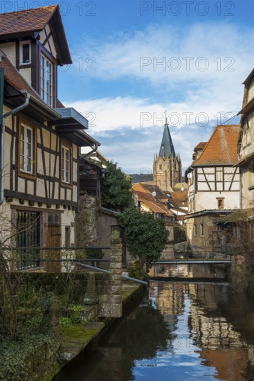 Gothic Church of St. Peter and Paul, Saints-Pierre-et-Paul, Wissembourg, Weissenburg, Alsace,