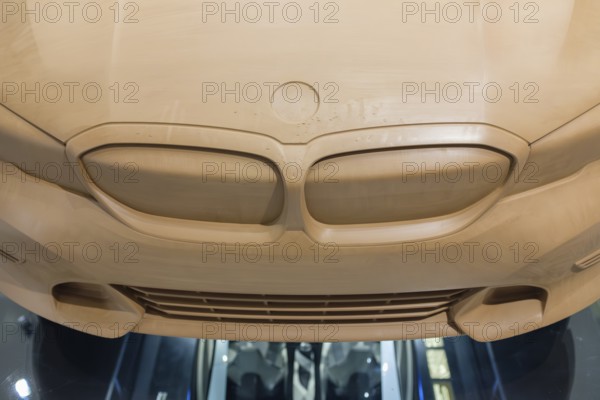 Clay model, clay model of a BMW vehicle used during the design process. These life-size models are