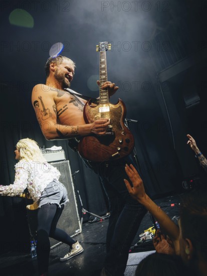 Billy Lunn, singer and guitarist from The Subways live on For Eternity Tour 2025 at Hole44 in