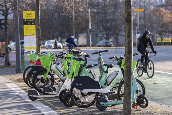 Jelbi Station der Berliner Verkehrsbetriebe, BVG, here BVG customers can combine various mobile